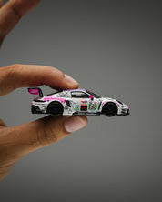 STAR RACE - 1/64 保时捷 911 GT3 Iron Dames 涂装 勒芒 24 小时耐力赛