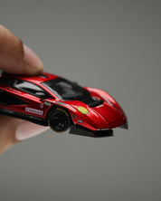TimeMicro × PSC DESIGN - 1/64 Contaș "V" Scarlet Countach "V" alloy car model