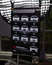 PHOTO FRAME – MITSUBISHI LANCER EVOLUTION – 40X60CM