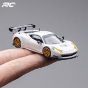 TW 1:64 Ferrari 458 Italia GT3 White T64R-074-WH