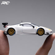 TW 1:64 Ferrari 458 Italia GT3 White T64R-074-WH