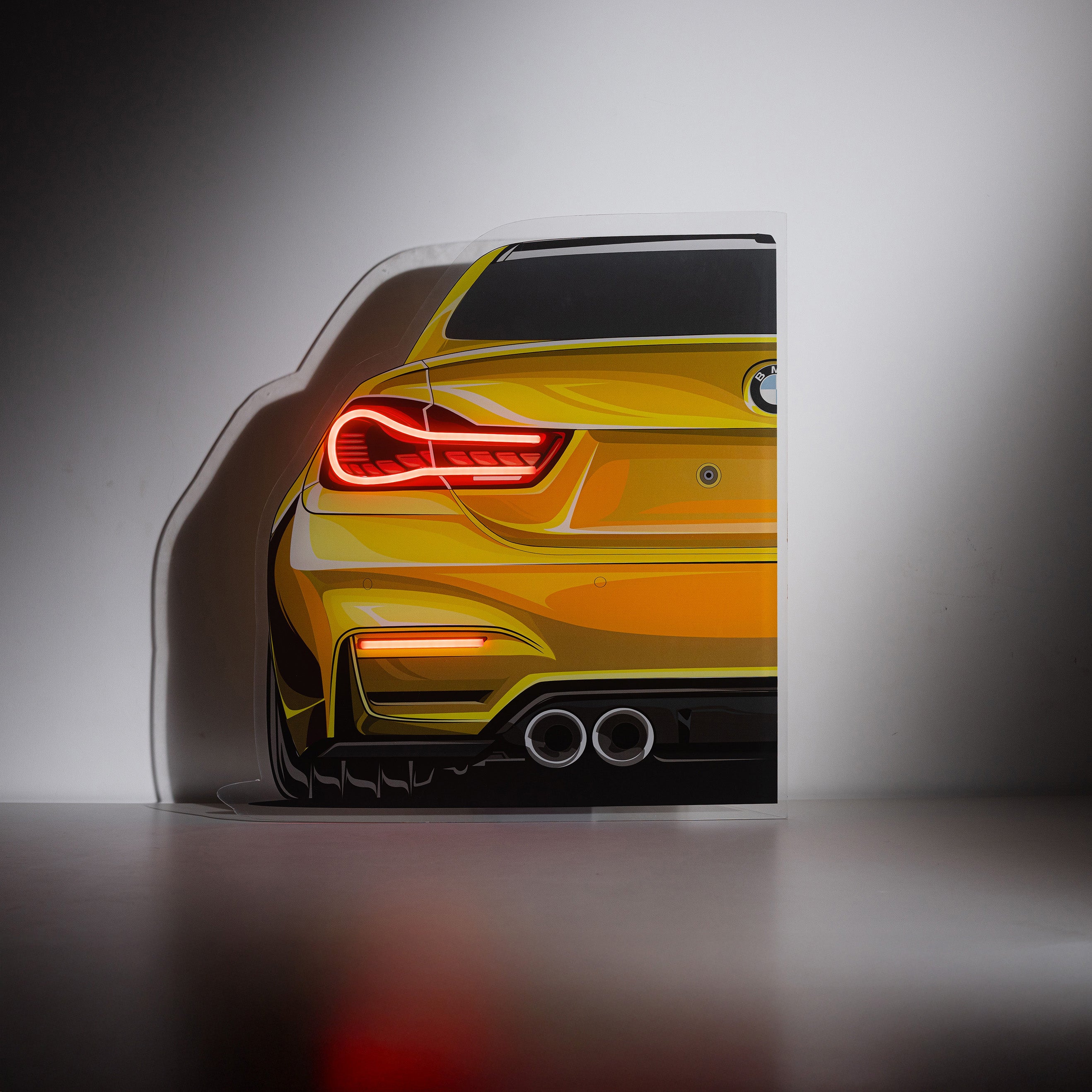 BMW M3 汽车霓虹灯牌