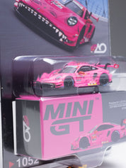 MINIGT 1/64 PORSCHE 911 GT3 R #77 AO RACING 2024 IMSA ROAD AMERICA - MGT01052BL