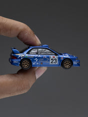 Minigt 1/64 Subaru Impreza WRC99 #23 2000 Acropolis Rally - MGT01078-L