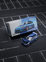 POP Race 1:64 PANDEM CIVIC EG6 - BLUE CHROME