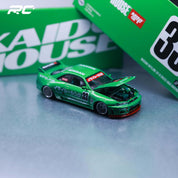1:64 日产 SKYLINE GT-R (R33) IMAI RACING V1 绿色 — KAIDOHOUSE X MINI GT