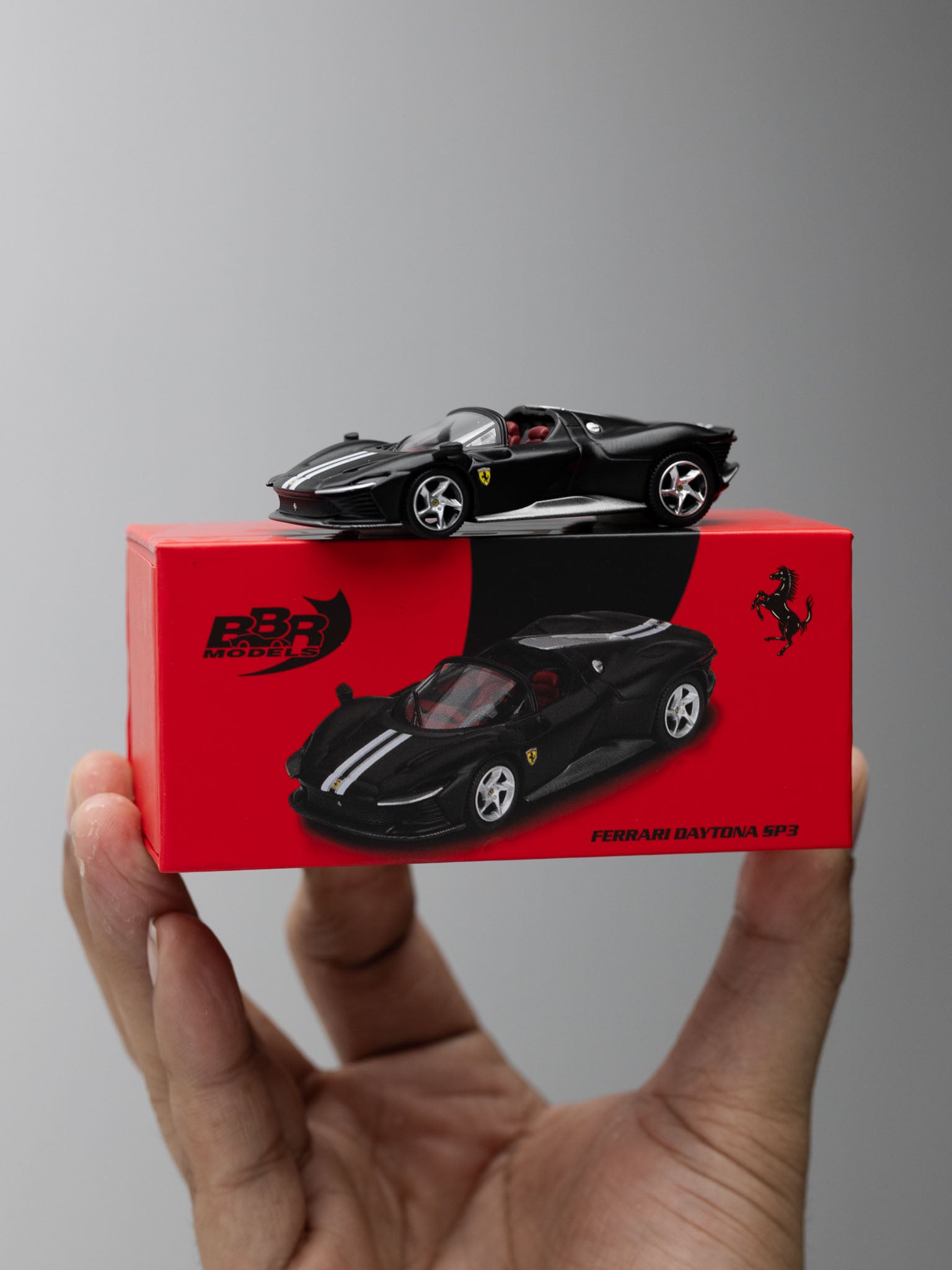 BBR 1/64 法拉利 Daytona SP3 哑光黑