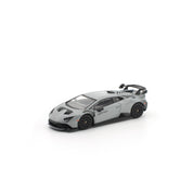 POP RACE 1/64- LAMBORGHINI HURACAN STO GRIGIO ACHESO MATTE