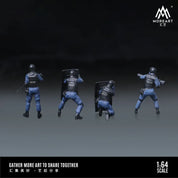 MOREART 1:64 ARMED POLICE DOLL C SET RESIN MODEL (Copy)