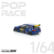 POP RACE 1:64 PANDEM CIVIC EG6 BLUE/BLACK