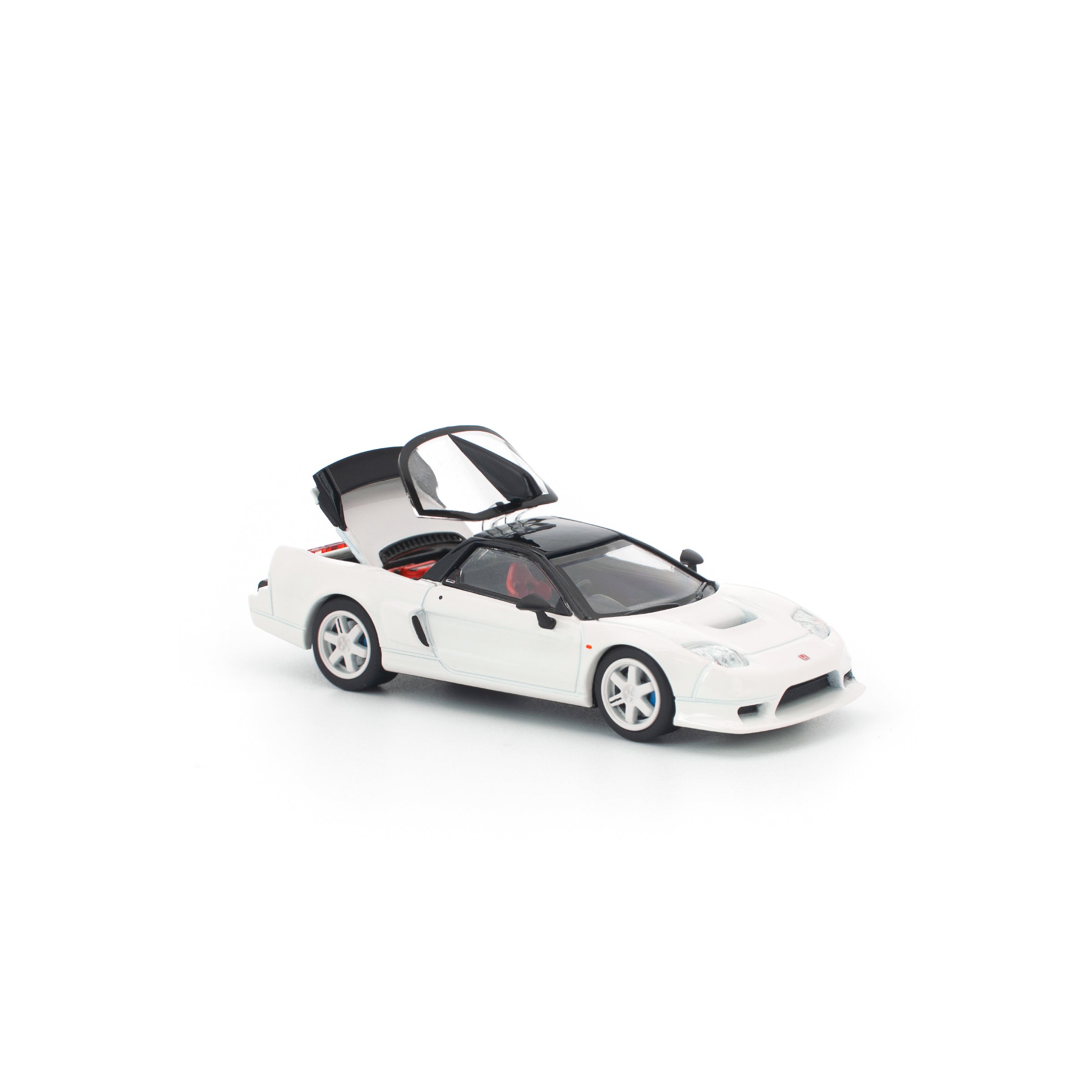 POP RACE 1/64 HONDA NSX-R GT WHITE