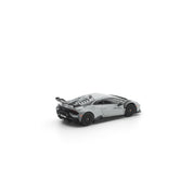 POP RACE 1/64- LAMBORGHINI HURACAN STO GRIGIO ACHESO MATTE