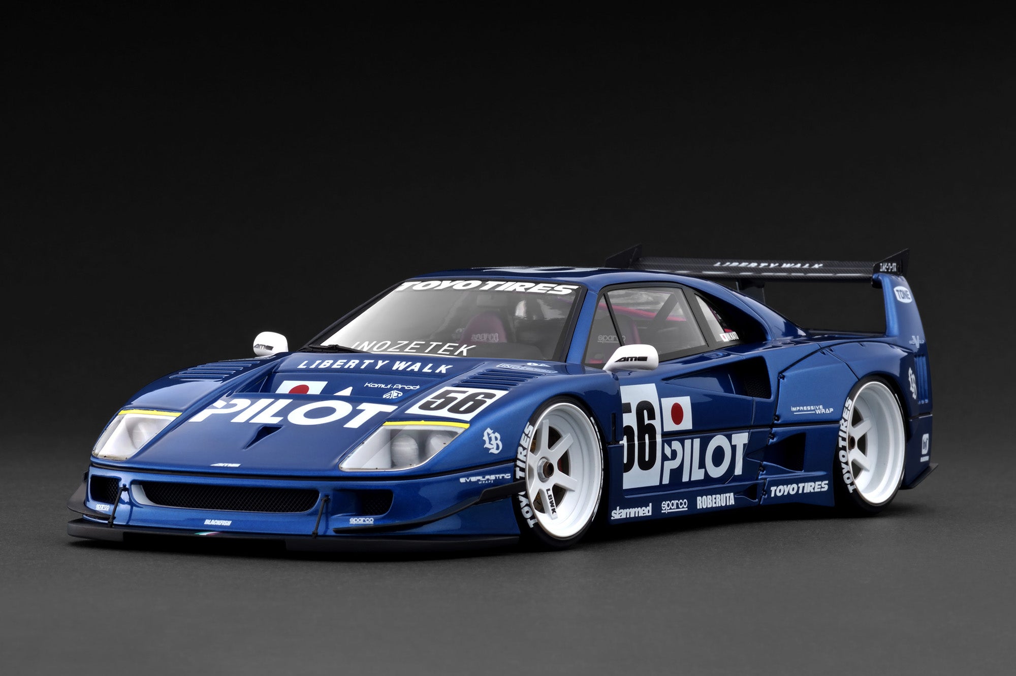 IGNITION MODEL LB-WORKS 40 蓝色金属 IG3753
