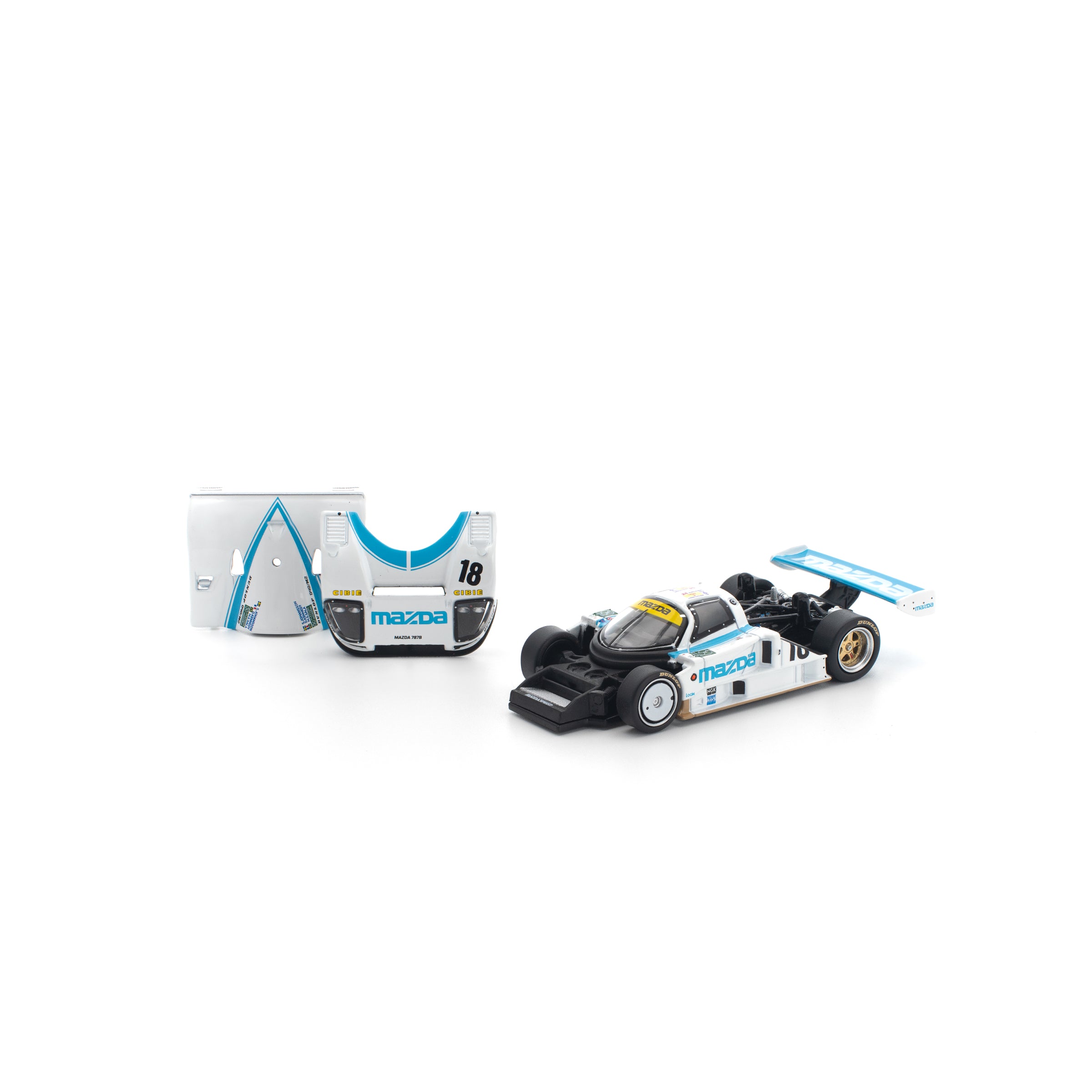 POP RACE 1/64 MAZDA 787B 1991 LE MANS 24HRS #18