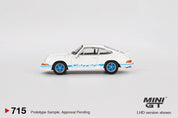 Porsche 911 Carrera RS 2.7 Grand Prix White with Blue Livery