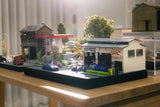 1/64 带灯维修车库