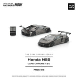 POP RACE 1/64 - HONDA NSX GT3 EV022 DARK CHROME