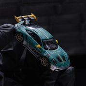 TIME MICRO 1:64 PORSCHE 911 992 GT3 RS GREEN SILVER LIVERY