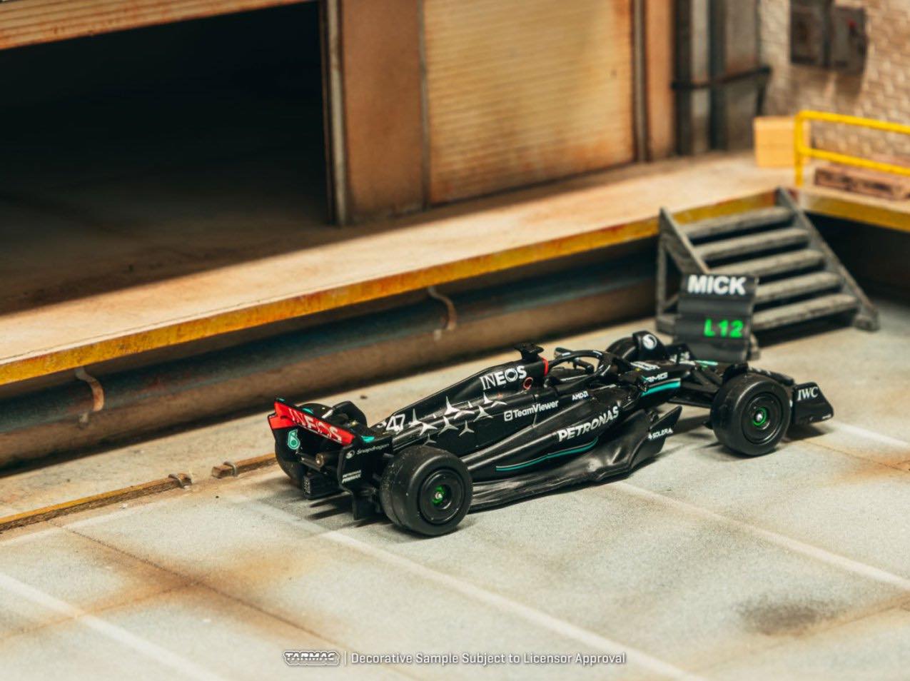 Tarmac Works 1:64 Mercedes-AMG F1 W14 E Performance Spanish Grand Prix Tyre Testing 2023 Mick Schumacher