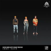 MOREART 1:64 TRENDY MEN’S AND WOMEN’S DOLL SETS