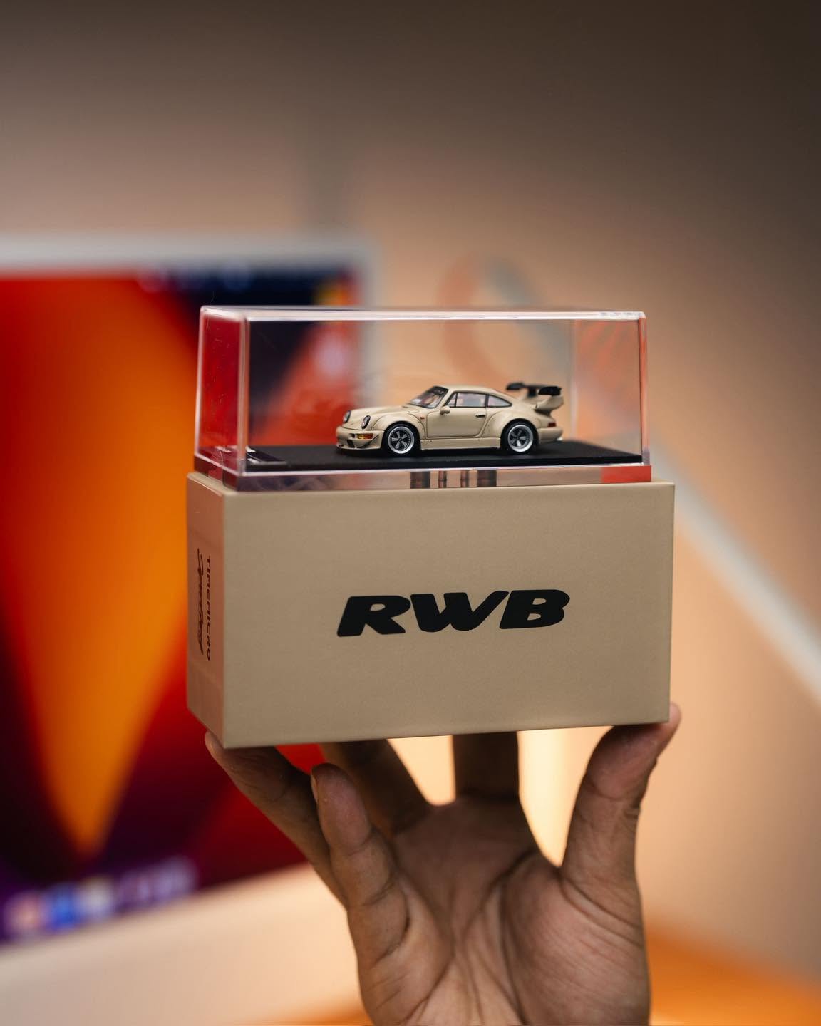 TIMEMICRO 1:64 保时捷 RWB 964 米色