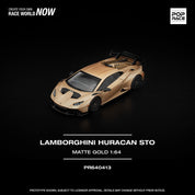 POP RACE 1:64 - LAMBORGHINI HURACAN STO MATTE GOLD