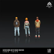 MOREART 1:64 TRENDY MEN’S AND WOMEN’S DOLL SETS