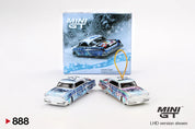 Mini GT 1:64 Lincoln Capri Christmas Hot Rod by Tim Sadchikov 2024 Christmas Edition Limited 9999 pieces