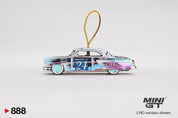 Mini GT 1:64 Lincoln Capri Christmas Hot Rod by Tim Sadchikov 2024 Christmas Edition Limited 9999 pieces
