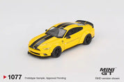 MINI GT 1/64 No.1077 LB-WORKS FORD MUSTANG Triple Yellow