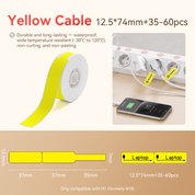 EW12.5*74+35-60 Yellow Cable