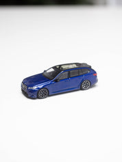 Minigt 1/64 宝马M5旅行车 (G99) 滨海湾蓝金属色 - MGT01080-L