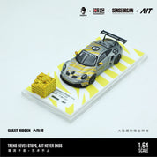 Tide Art MD 1:64 Porsche 911 CUP Thorn Paint Scheme Die-Cast Model Car