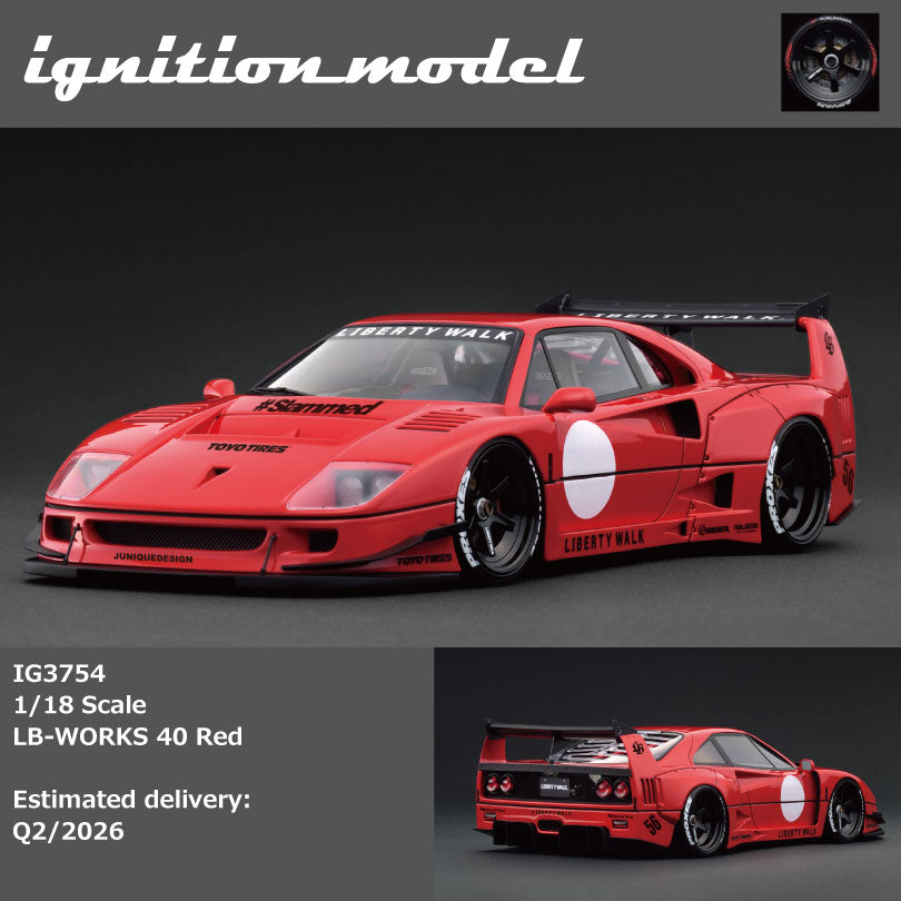 IGNITION MODEL LB-WORKS 40 红 IG3754