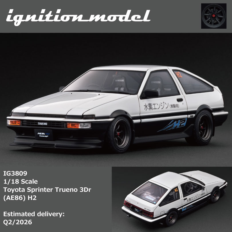 IGNITION MODEL 丰田 Sprinter Trueno 3门 (AE86) H2 IG3809