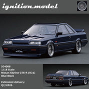 IGNITION MODEL Nissan Skyline GTS-R (R31) Blue Black IG4008