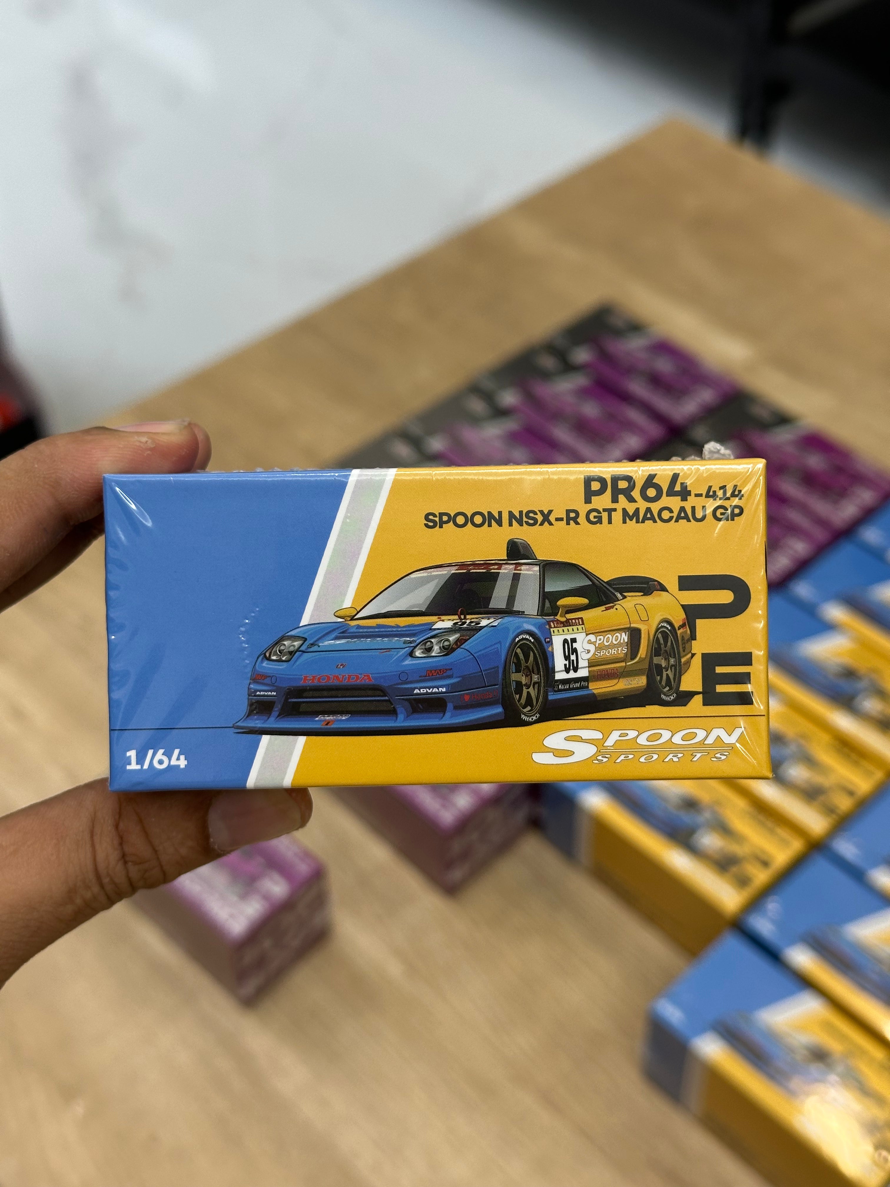 POPRACE 1/64 Spoon Sport NSX-R GT MACAU GP Tokyo Auto Salon Hong Kong