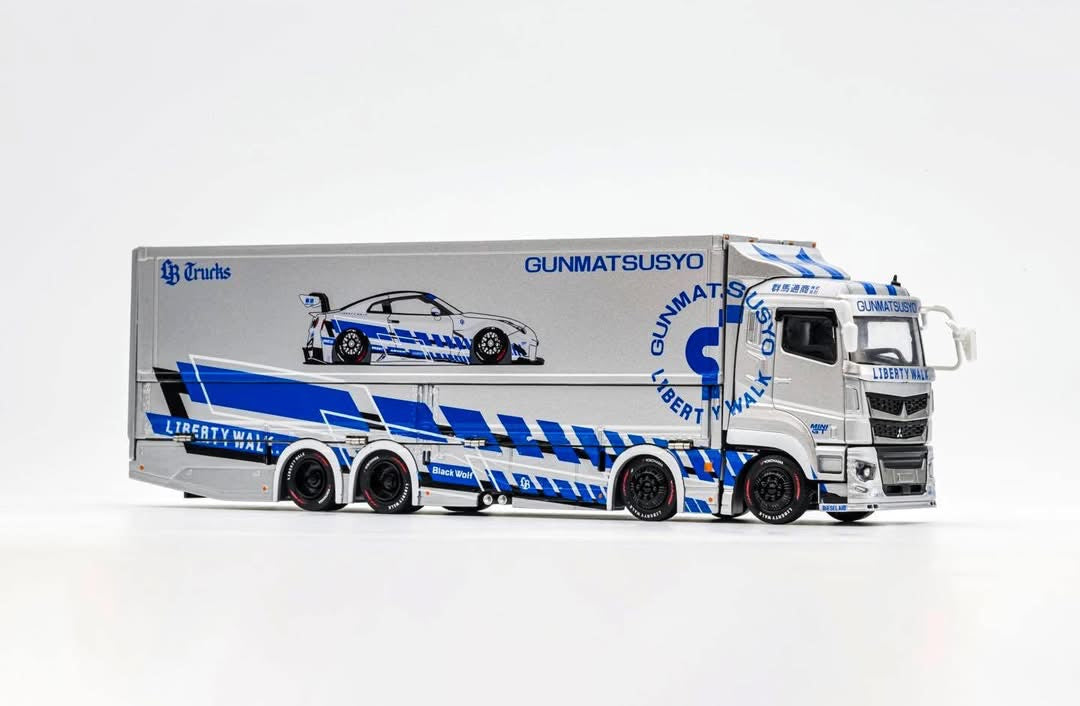 GCD's limited edition 1/64 scale Mitsubishi Fuso transport truck model