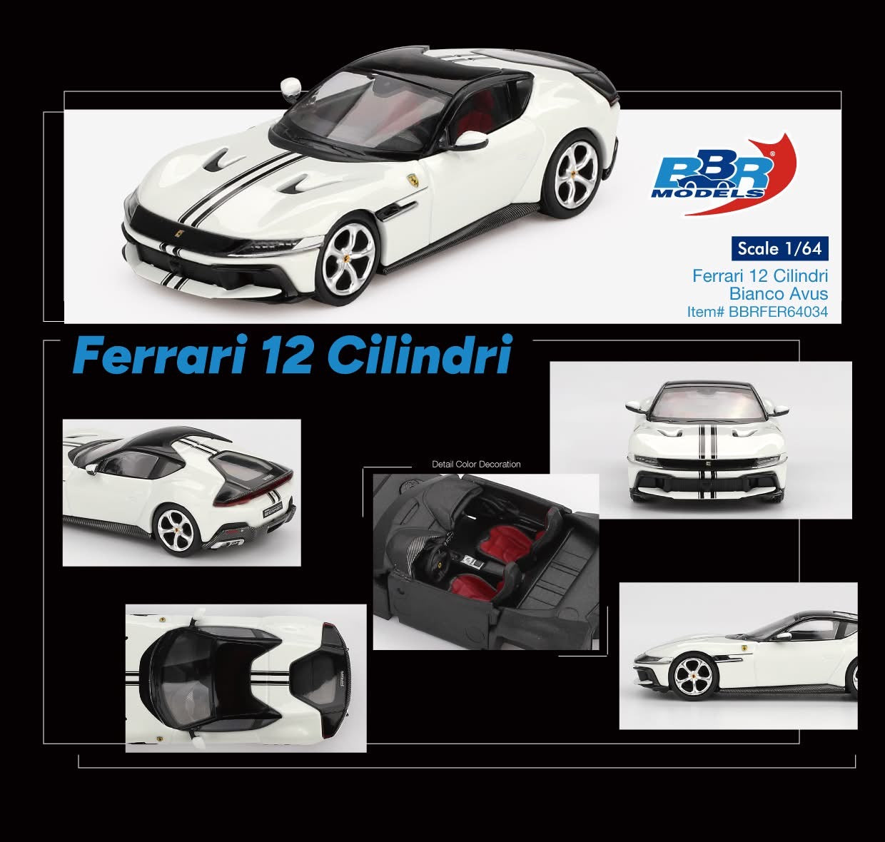 BBR - Ferrari 12 Cilindri Bianco Avus