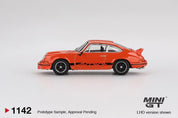 MINIGT - Porsche 911 Carrera RS 2.7 Tangerine with Black Livery