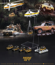 MINIGT 1/64 Sikorsky S58T Helicopter 1985 Camel Trophy