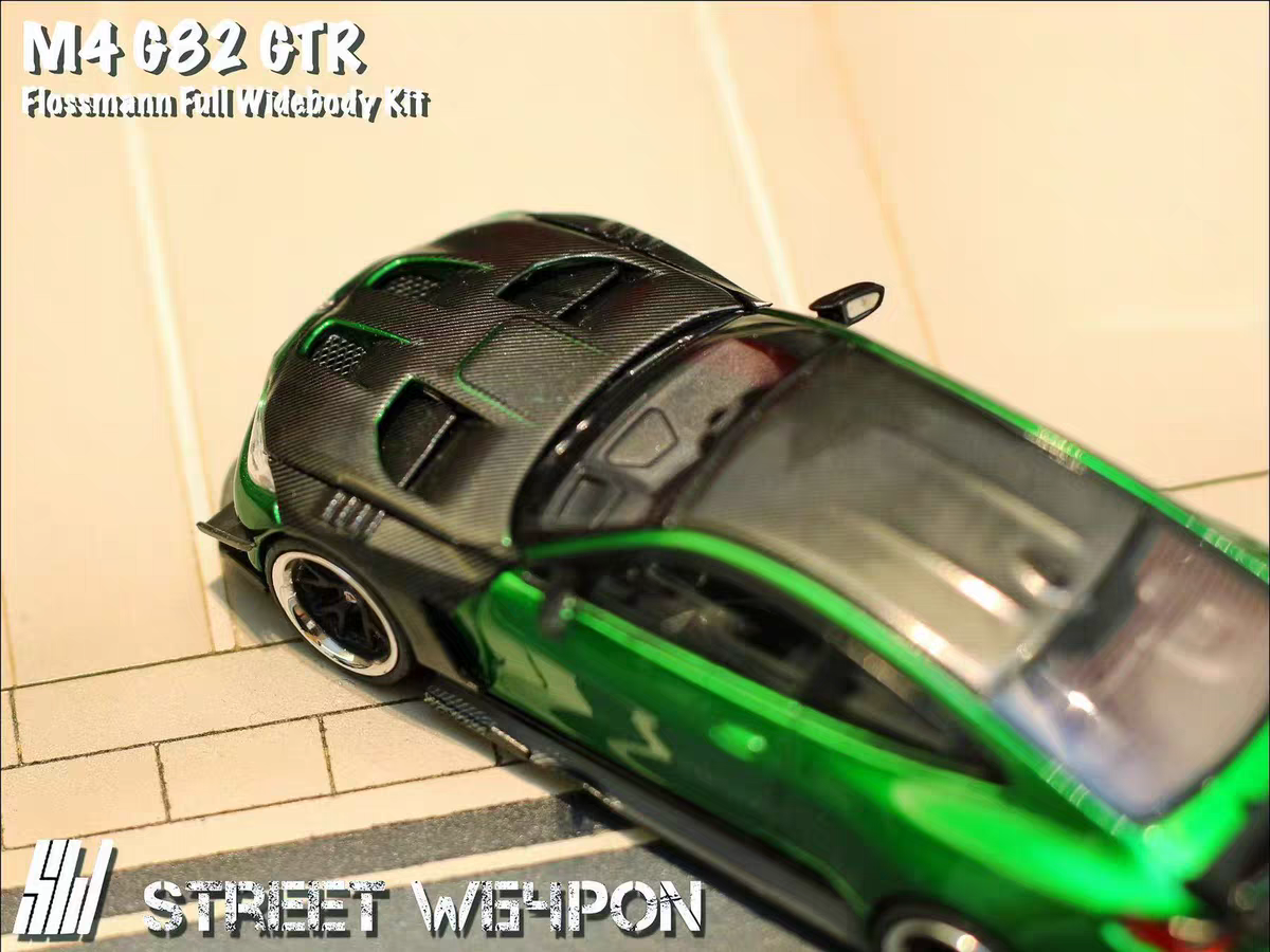 SW 1/64 宝马 M4 Flossmann 宽体套件 G82 GT 碧玺绿