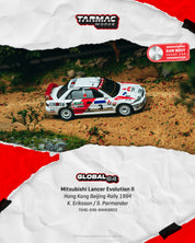 Tarmac Work 1/64 Mitsubishi Lancer Evolution II Hong Kong Beijing Rally 1994 K. Eriksson / S. Parmander
