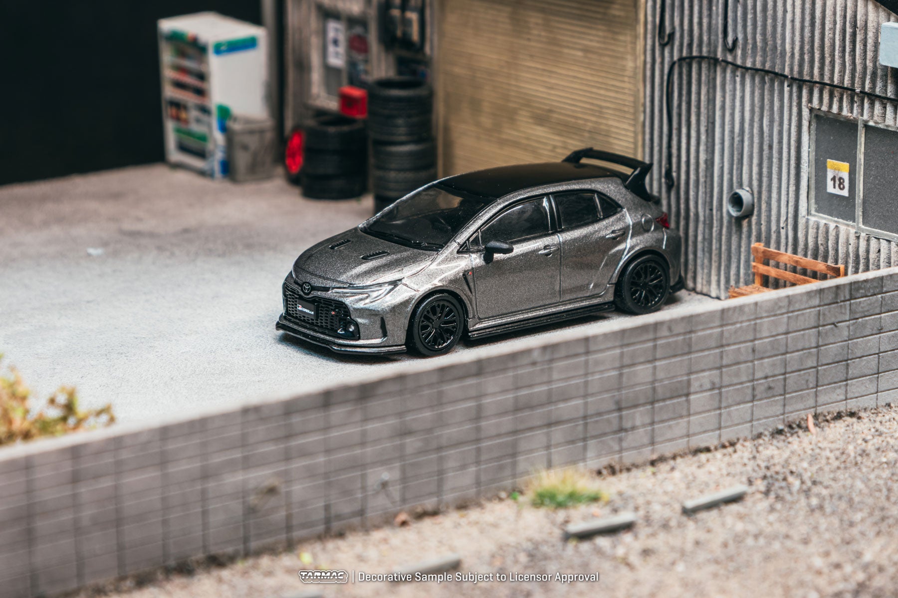 Tarmac Work 1/64 Toyota GR Corolla Grey