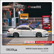 Tarmac Works - VERTEX Toyota Soarer JZZ30 White