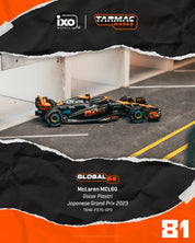 Tarmac Work 1/64 McLaren MCL60 Japanese Grand Prix 2023 Oscar Piastri