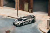 Tarmac Works - Koenigsegg Regera  Silver Metallic / Blue Accents