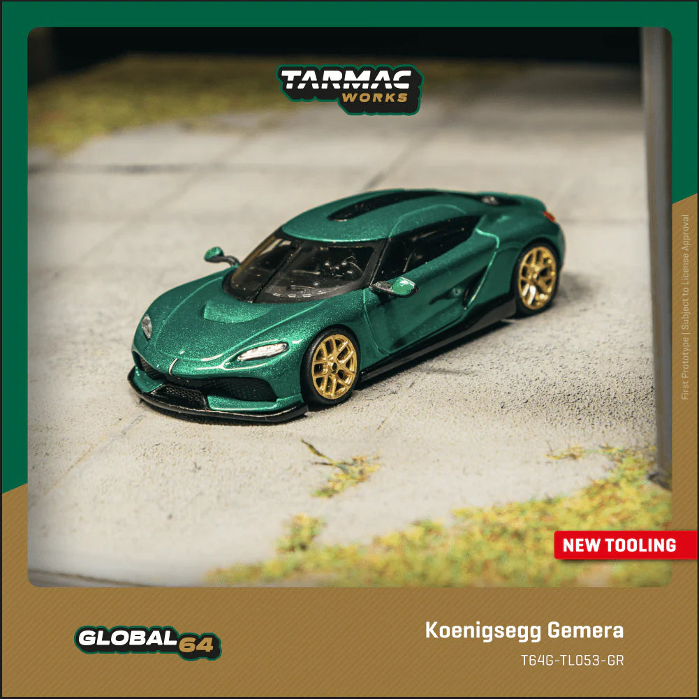 Tarmac Works 1:64 科尼赛克 Gemera 绿色