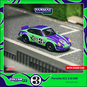 1:64 保时捷 911 2.8 RSR -- #3 迷幻涂装 -- TARMAC WORKS X SCHUCO