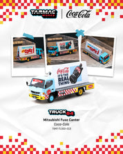 Tarmac Work 1/64 Mitsubishi Fuso Canter - Advertisement Truck COCA- COLA